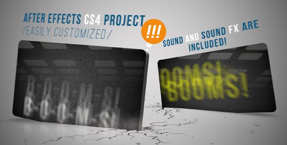 پروژه افترافکت معرفی شرکت با موزیک Booms After Effects Template پروژه افترافکت معرفی شرکت با موزیک Booms After Effects Template