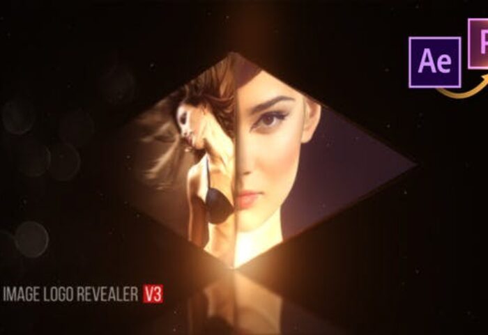 پروژه پریمیر با موزیک لوگو افکت نمایش عکس Multi Image Logo V3 Premiere PRO