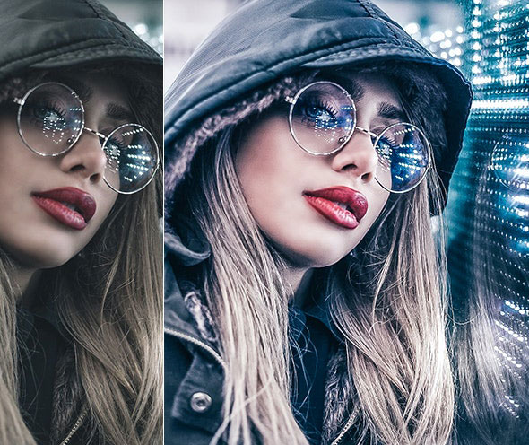 پریست لایت روم اچ دی ار پرتره HDR Fashion Portrait Presets Mobile and Desktop Lightroom
