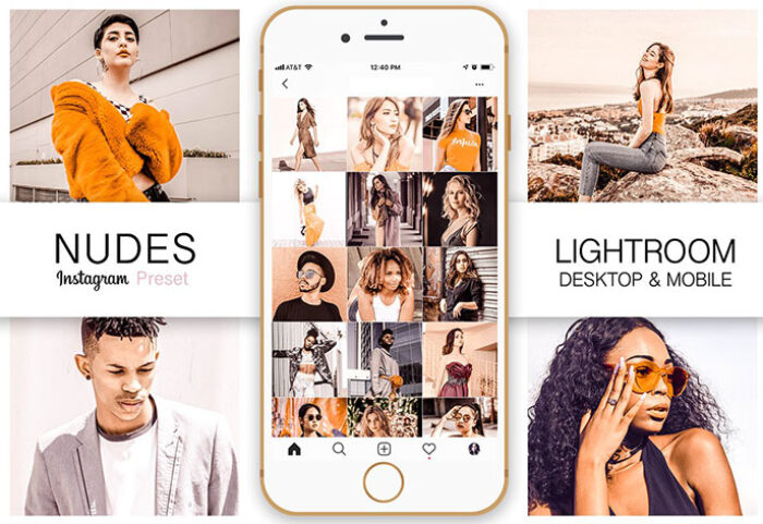 پریست لایت روم دسکتاپ و موبایل برای عکس اینستاگرام Nudes Instagram Lightroom Preset