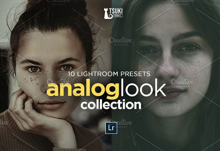 پریست لایت روم دسکتاپ و موبایل تم آنالوگ ANALOG LOOK Lightroom Presets Bundle