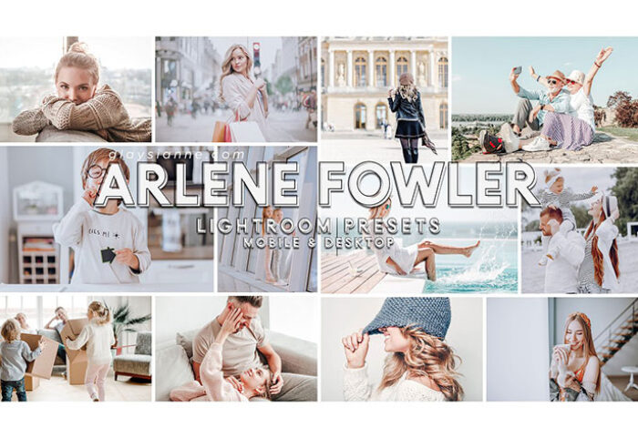 پریست لایت روم دسکتاپ و موبایل تم رنگی Arlene Fowler Lightroom Presets
