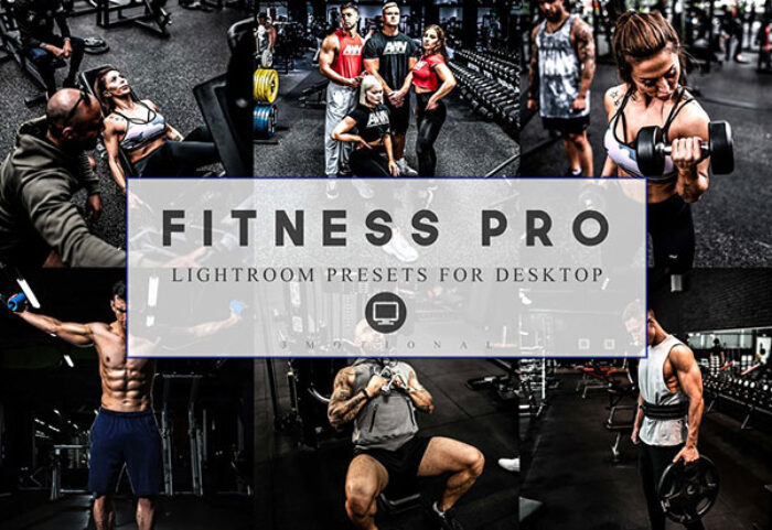 پریست لایت روم و Camera Raw تم بدنسازی Lightroom Presets Fitness Pro and ACR Camera raw