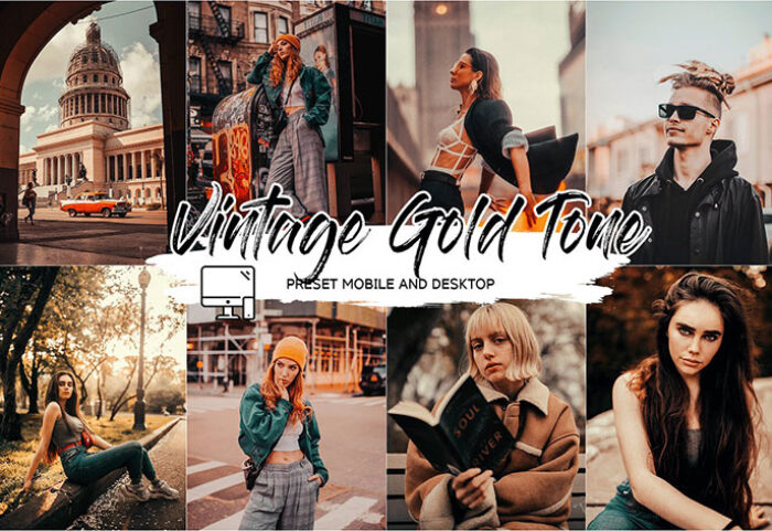 پریست لایت روم و لات رنگی LUTs تم وینتیج Vintage Lightroom Preset And LUT