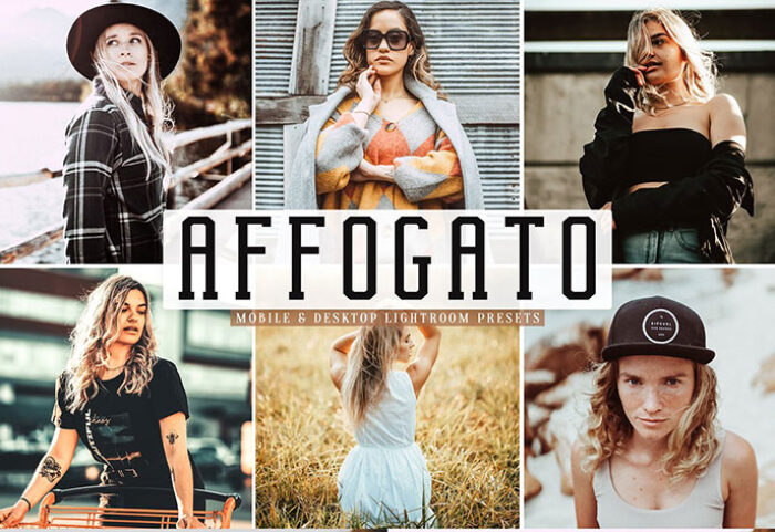 پریست لایت روم و پریست کمرا راو تم فشن Affogato Lightroom Presets Pack