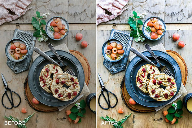 پریست لایت روم و پریست کمرا راو مواد غذایی Food Blogger Lightroom Presets پریست لایت روم و پریست کمرا راو مواد غذایی Food Blogger Lightroom Presets