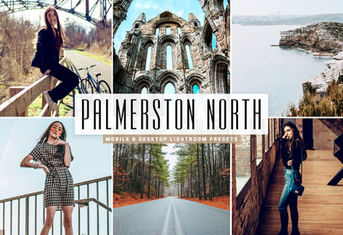 پریست لایت روم و کمرا راو و اکشن تم پالمرستون شمالی Palmerston North Lightroom Presets Pack