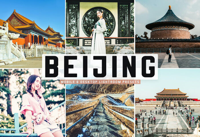 پریست لایت روم و کمرا راو و اکشن تم پکن چین Beijing Mobile And Desktop Lightroom Presets