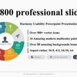 12800 قالب پاورپوینت حرفه ای Harmony Usability Powerpoint Presentation Template