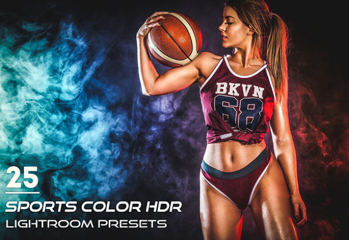 25 پریست آماده رنگی ورزشی لایتروم Sports Color HDR Lightroom Preset