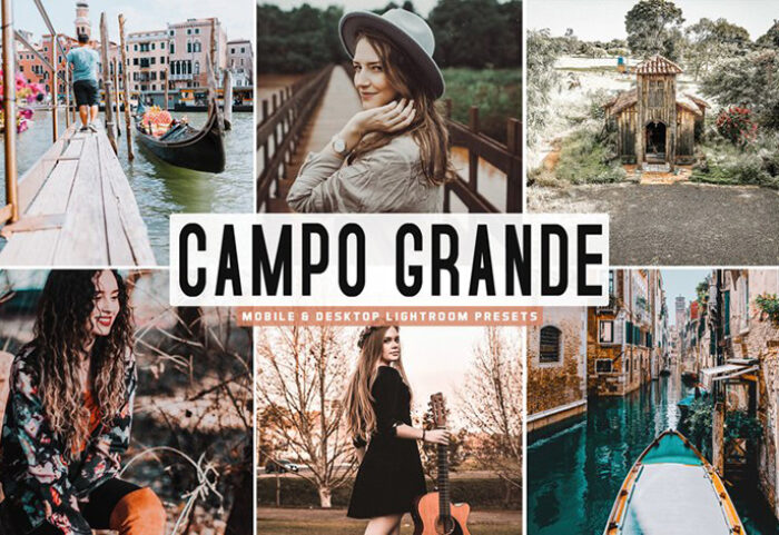 34 پریست لایت روم و Camera Raw و اکشن Campo Grande Mobile And Desktop Lightroom Presets