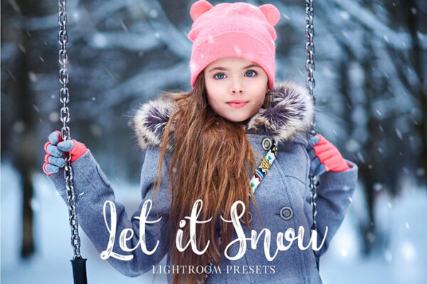 50 پریست لایتروم و براش لایت روم تم برفی Let it Snow Lightroom Presets