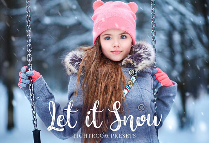 50 پریست لایتروم و براش لایت روم تم برفی Let it Snow Lightroom Presets