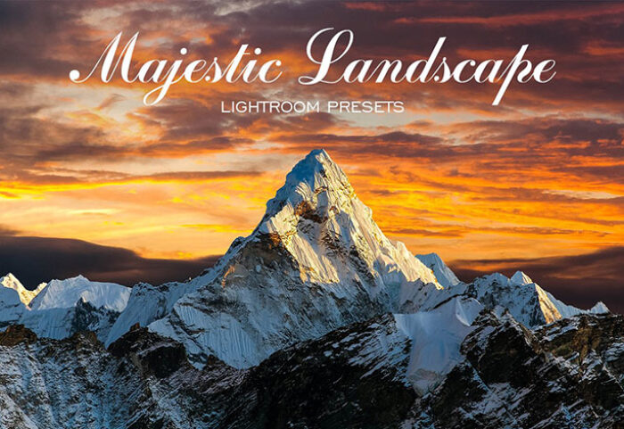 50 پریست لایتروم و براش لایت روم طبیعت باشکوه Majestic Landscape Lightroom Presets