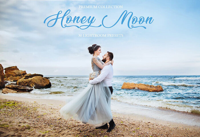 50 پریست لایتروم و براش لایت روم ماه عسل Honey Moon Lightroom Presets