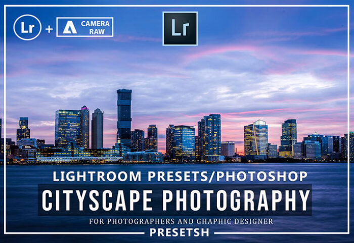 50 پریست لایتروم و کمرا راو تم منظره شهری Pro Cityscape Lightroom Presets
