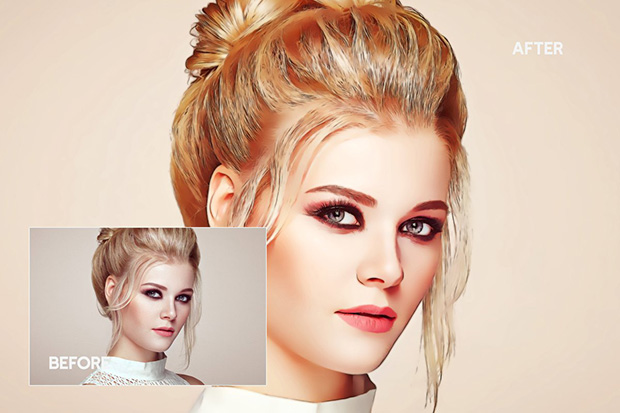 اکشن فتوشاپ افکت رتوش صورت و نقاشی Beauty Paint Photoshop Action اکشن فتوشاپ افکت رتوش صورت و نقاشی Beauty Paint Photoshop Action
