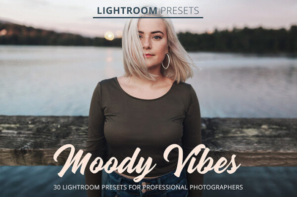 دانلود 40 پریست لایت روم و براش لایتروم Moody Vibes Presets