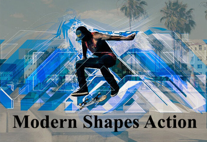 دانلود اکشن فتوشاپ افکت اشکال مدرن Modern Shapes Action