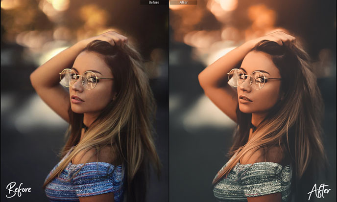 63 پریست لایت روم دسکتاپ و موبایل حرفه ای پرتره Premium Portrait Lightroom Bundle