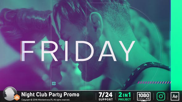 پروژه آماده افتر افکت با موزیک وله سینک رقص Night Club Party Promo پروژه آماده افتر افکت با موزیک وله سینک رقص Night Club Party Promo