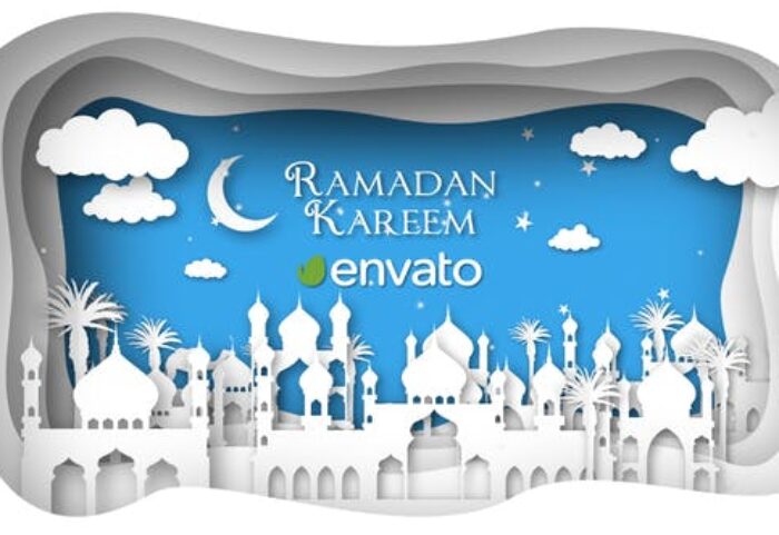 پروژه آماده افتر افکت ماه رمضان با موزیک Ramadan and Eid Mubarak Opener