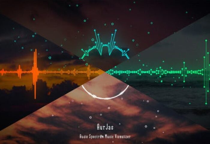 پروژه افتر افکت موزیک اکولایزر Audio Spectrum Music Visualizer