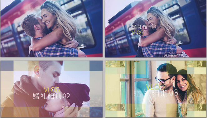 پروژه افترافکت عروسی اسلایدشو Sunshine dynamic wedding photo Brochure commemorative day photo Brochure پروژه افترافکت عروسی اسلایدشو با موزیک warm romantic modern wedding story