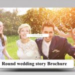 پروژه افترافکت عروسی با موزیک ترانزیشن دایره Round wedding story Brochure