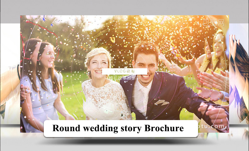 پروژه افترافکت عروسی با موزیک ترانزیشن دایره Round wedding story Brochure پروژه افترافکت عروسی با موزیک ترانزیشن دایره Round wedding story Brochure