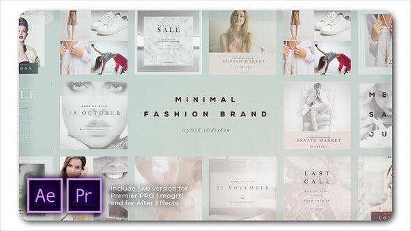 پروژه پریمیر اسلایدشو با موزیک تم فشن Fashion Brand Minimal Slideshow پروژه پریمیر اسلایدشو با موزیک تم فشن Fashion Brand Minimal Slideshow