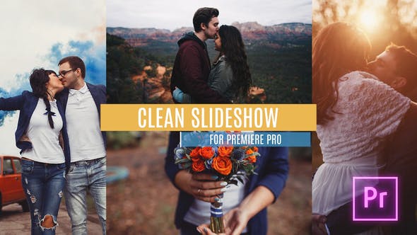 پروژه پریمیر اسلایدشو با موزیک شیک و ساده Clean Slideshow for Premiere Pro پروژه پریمیر اسلایدشو با موزیک شیک و ساده Clean Slideshow for Premiere Pro