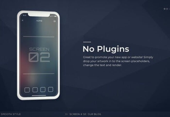پروژه پریمیر با موزیک معرفی برنامه موبایل Mobile App Promo