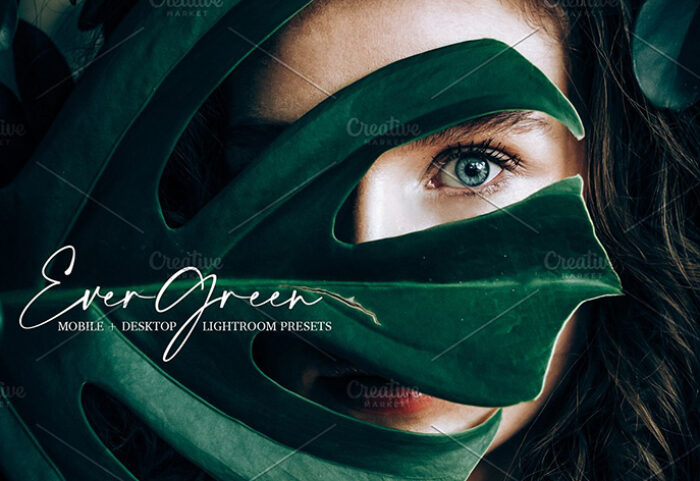 پریست لایت روم دسکتاپ و موبایل تم سبز Evergreen Lightroom Presets