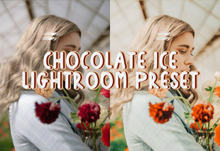 پریست لایت روم دسکتاپ و موبایل تم شکلاتی Chocolate Ice Lightroom Preset