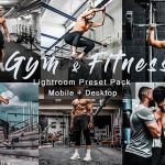 پریست لایت روم دسکتاپ و موبایل ورزشی Gym Fitness Lightroom Presets