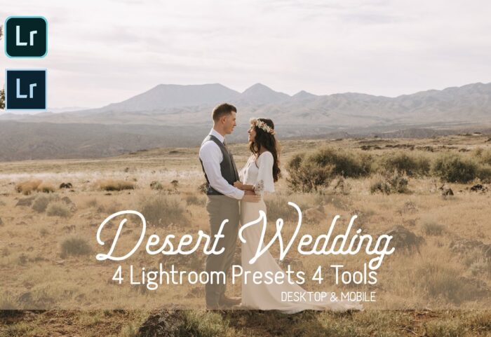 پریست لایت روم عروسی تم عروس صحرا Desert Wedding Lightroom Presets