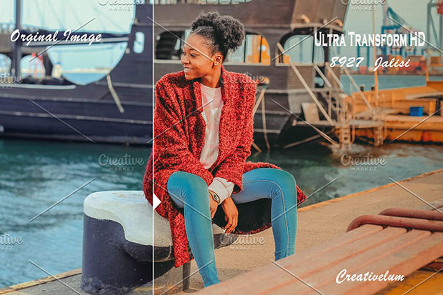 100 پریست لایت روم رنگ سینمایی Ultra Transform HD Lightroom Presets