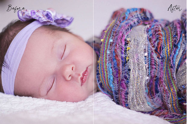 100 پریست لایت روم مخصوص آتلیه نوزاد و کودک Newborn Lightroom Presets