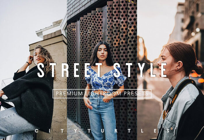 12 پریست لایت روم دسکتاپ و موبایل تم خیابانی Clean STREET STYLE Lightroom Presets