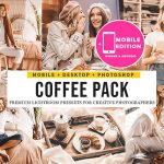 12 پریست لایت روم و پریست کمرا رو تم قهوه Coffee Lightroom Presets