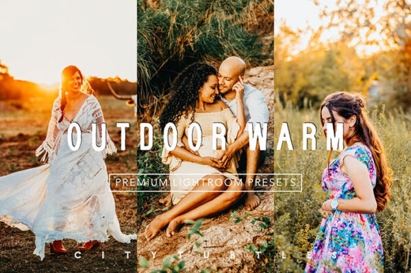 16 پریست لایت روم دسکتاپ و موبایل OUTDOOR WARM LIGHTROOM PRESETS PACK