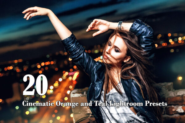 20 پریست لایت روم سینمایی Cinematic Orange and Teal Lightroom Presets