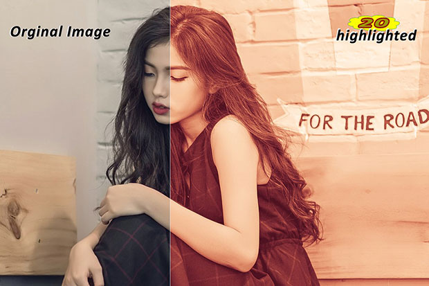 200پریست لایت روم دسکتاپ و موبایل تم نورانی Highlighted Mobile Lightroom Presets