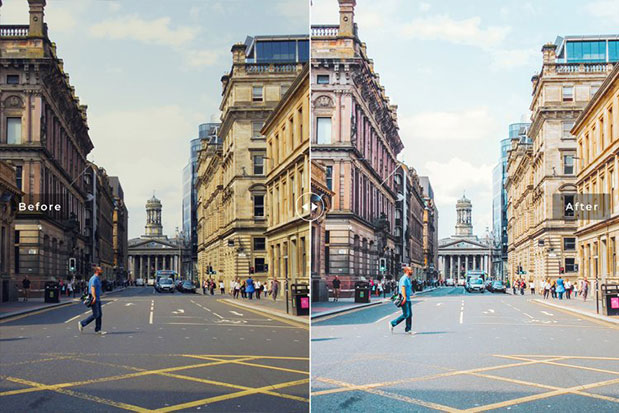 34 پریست لایت روم و Camera Raw بندر گلاسکو اسکاتلند Glasgow Mobile And Desktop Lightroom Presets