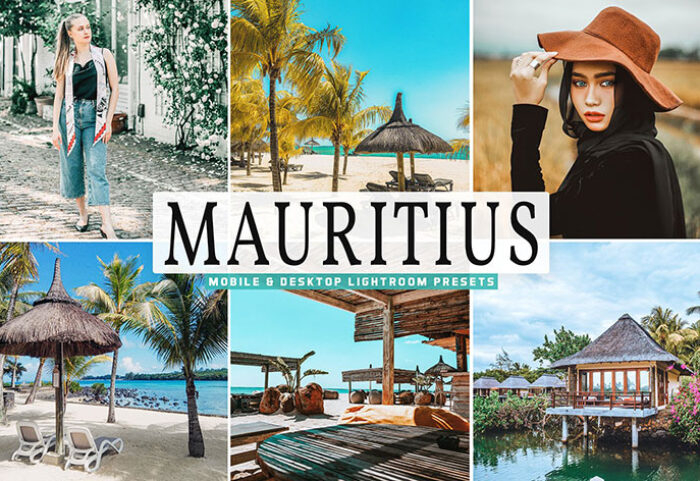 34 پریست لایت روم و Camera Raw جزیره موریتیوس ماداگاسکار Mauritius Mobile And Desktop Lightroom Presets