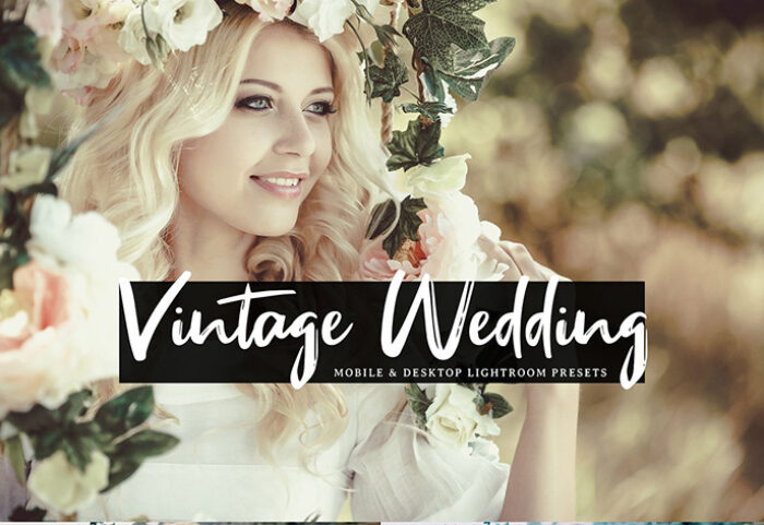 34 پریست لایت روم و کمرا راو عروسی Vintage Wedding Lightroom Presets