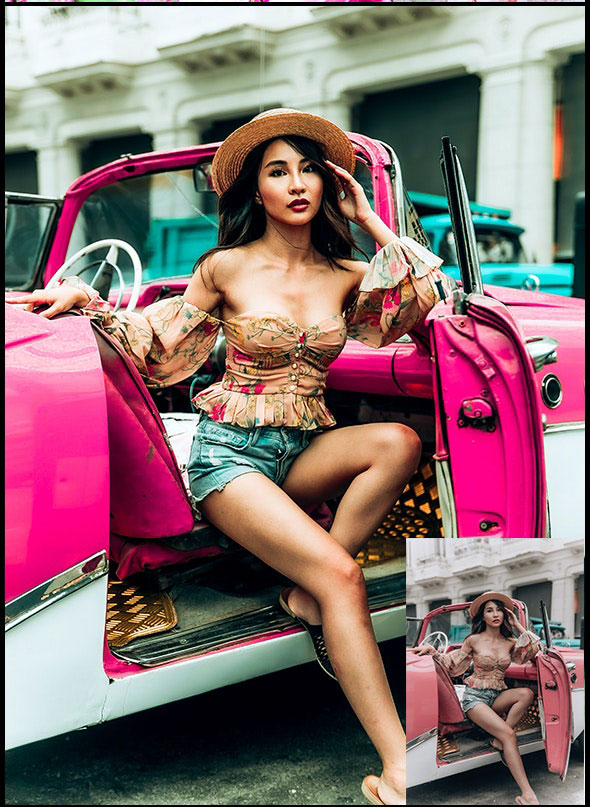 اکشن فتوشاپ تم رنگ صورتی Pinky Mood Photoshop Actions اکشن فتوشاپ تم رنگ صورتی Pinky Mood Photoshop Actions
