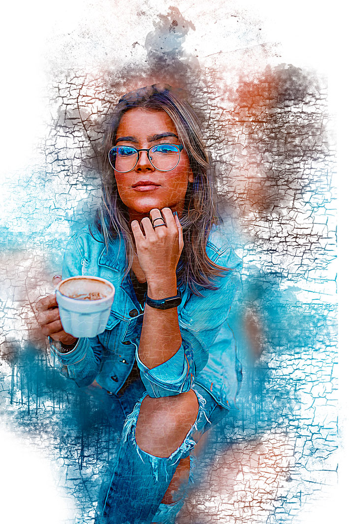 اکشن فتوشاپ تم نقاشی آبرنگ Watercolor Painting Photoshop Action اکشن فتوشاپ تم نقاشی آبرنگ Watercolor Painting Photoshop Action