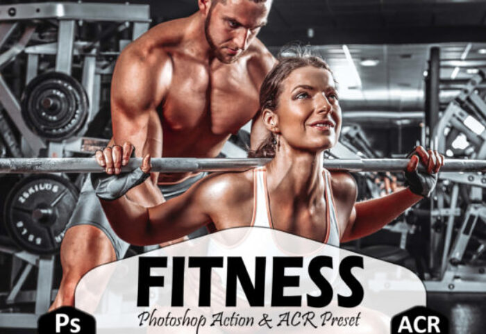 اکشن فتوشاپ و پریست کمرا راو ورزشی Fitness Photoshop Actions and Presets